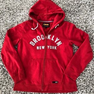 Brooklyn Industries zip-hooded sweatshirt